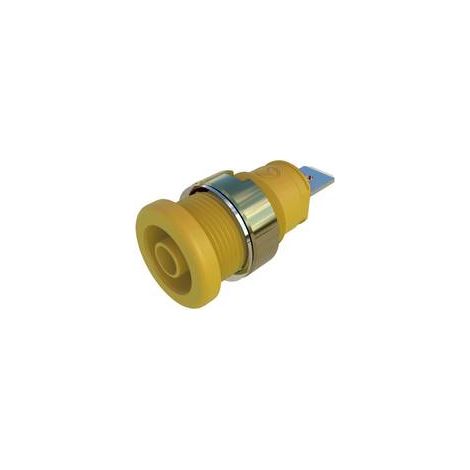 Hirschmann Test & Measurement SEB 2620 F6,3 Ni gelb Prise encastrée de sécurité jaune 1 pc(s) (1/2)