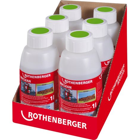 ROTHENBERGER  ROCLEAN  Limpiador  de  suelo  radiante  (Paquete  de  6)  -  1500000201
