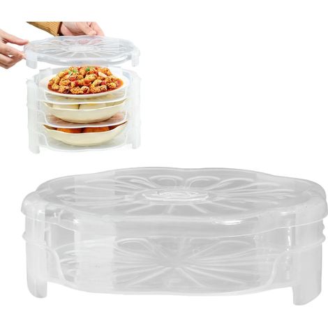Scatola per ravioli - Scatola per frigorifero antiaderente, scatola per alimenti Scatola portaoggetti facile da pulire per frigorifero, cucina, panetteria, dormitorio, appartamento, campeggio (1/5)