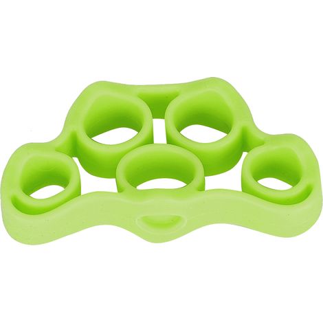 Anneau de résistance portable pour entraînement de la force des doigts et poignets - Vert (1/5)