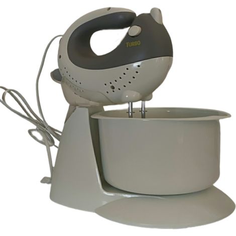 Sbattitore elettrico con ciotola fruste in acciaio 5 velocità per montare dolci panna crema 180w