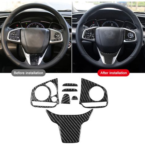Carbonfaser-Bedienfeld für Honda Civic 10. Generation FC/FK 2016-2019 Typ A Lenkrad (1/5)