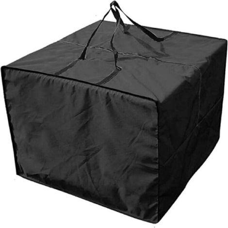 UlisemSac de rangement pour coussins de mobilier d'extérieur, imperméable, de protection, de transport, 81 x 81 x 61 cm (1/4)