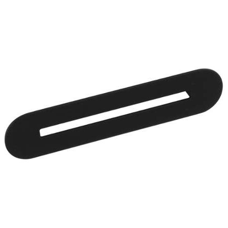 kielle - Tappo di troppopieno per vasca da bagno, nero opaco 11601054 (1/3)