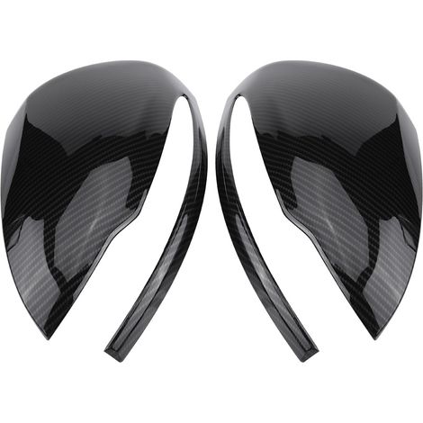 Cryfokt Elegante Carbonfaser-Spiegelabdeckung für C-Klasse W205, E-Klasse W213, GLC X253, S-Klasse W222, 1 Paar, schützt den Spiegel vor Beschädigungen, aus ABS-Kunststoff