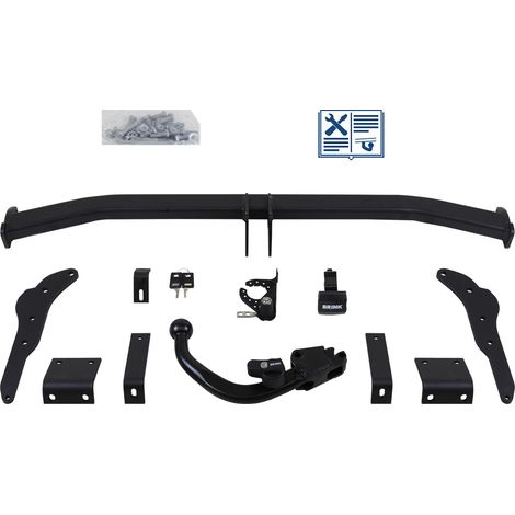 Attelage - Renault KANGOO Express - 02/08-12/99 - rotule démontable - Brink - Faisceau universel 7 broches (1/2)