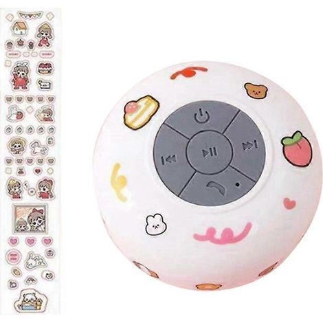 Enceinte Bluetooth étanche pour salle de bain et cuisine avec grande ventouse, mini enceinte portable sans fil, pour l'extérieur BTS-06 (1/5)