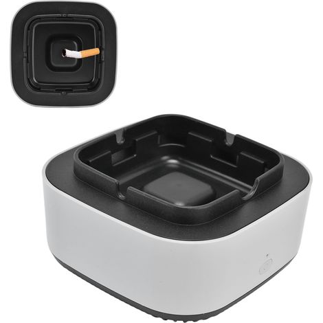 Negativ-Ionen-Luftreiniger mit Aschenbecher und Geruchsneutralisator, Batterie nicht enthalten, grau (1/5)