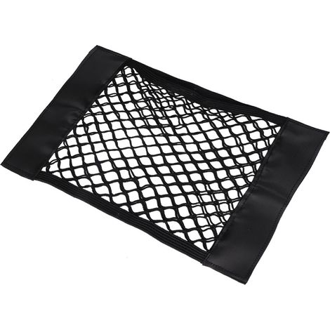 Lot de 2 sacs de rangement intérieurs en filet pour coffre de voiture, avec poche de maintien pour siège arrière (1/5)