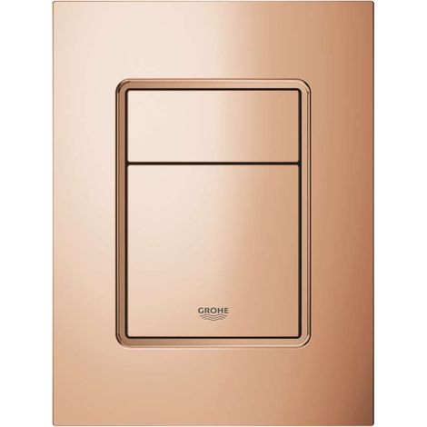 GROHE Skate Cosmopolitan S 37535 2-Mengen / Start & Stopp piastra comando WC oro rosa brillante