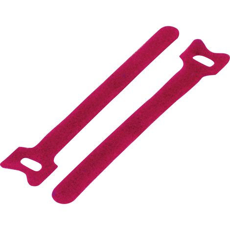KSS MGT-240RD  Klettkabelbinder zum Bündeln Haft- und Flauschteil (L x B) 240 mm x 16 mm Rot 1 St.