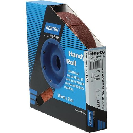 Rodillo abrasivo R222 25mmx25m P100 (1/2)
