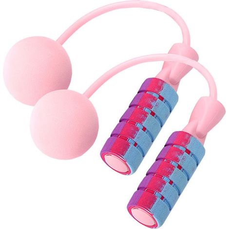 Corde À Sauter Sans Câble - Corde À Sauter Avec Billes Poids - Pour Entraînement Cardio Intérieur - 1 Pièce (1/5)