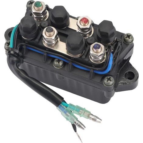 Relais de moteur hors-bord Yamaha 6H1-81950-00 (Pièce de rechange d'origine pour le relais de moteur hors-bord Yamaha 6H1-81950-00) (1/5)