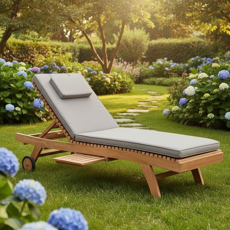 Matelas taupe pour bains de soleil