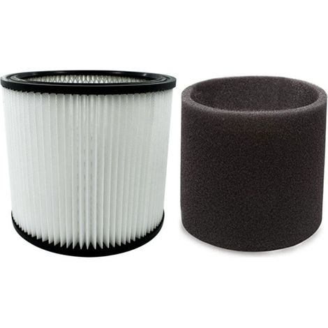 Filtre à manchon en mousse de remplacement pour aspirateur, compatible avec Shop Vac 90350 90304 90333, pièce de rechange pour appareils ménagers (1/5)