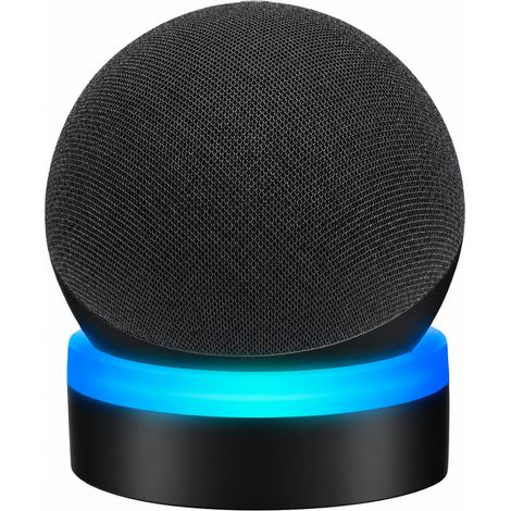 Support de bureau bleu ciel avec guide de lumière et rangement de câble pour Echo Dot 4 et 5 bleu ciel 110 g – Livraison gratuite (1/5)