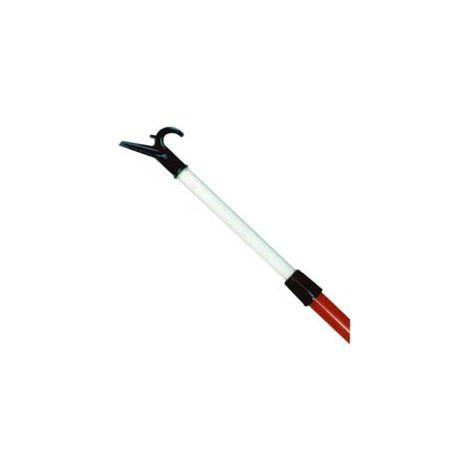 ASTA APPENDIABITI IN METALLO PLASTIFICATO ESTENSIBILE- - cm.64/130 ø mm.28 - 4 pezzi