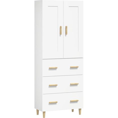 Highboard Weiß Holzwerkstoff vidaXL (1/4)