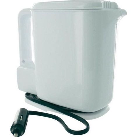 Bouilloire Electrique 12V 1 Litre 170W Blanc et Bleu (1/2)