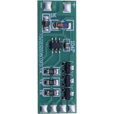 Lot de 5 modules lumineux LED clignotants 3-12V (rouge et bleu, comme illustré) (1/5)