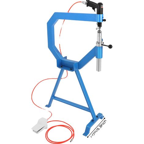 Marteau de planage pneumatique, compatibilité multi-métaux, fonctionnement à grande vitesse, Bleu (1/2)