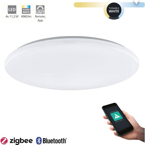 Eglo Connect LED Deckenleuchte Totari-Z weiß Ø 53 cm Deckenlampen & Kronleuchter (1/5)