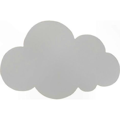 Moderne 18W weiße Wolken-Wandleuchte 30x19x3,5cm - Kleine dekorative Wolken-Innenbeleuchtung, elegante LED-Wandleuchte für Wohnzimmer, Schlafzimmer und Flur. (1/3)