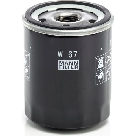 Filtre à huile type vissé Mann Filter W67