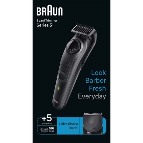 Braun BeardTrimmer 5 BT5420 Noir (1/5)
