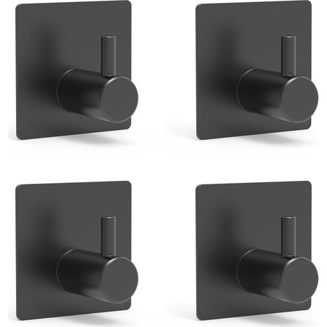 Set di 4 ganci magnetici da parete per appendere chiavi, asciugamani, borse, cappelli, sciarpe e ghirlande su superfici metalliche.