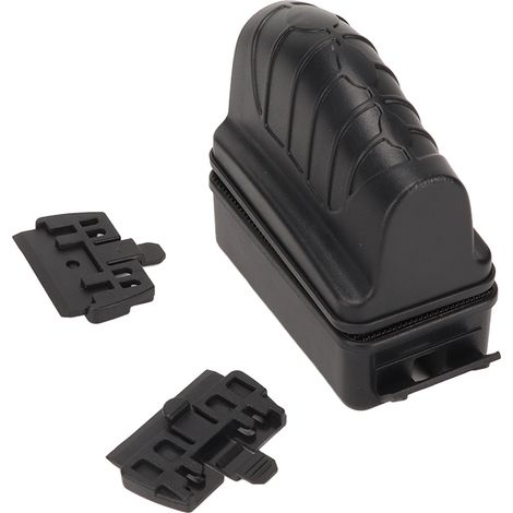 Brosse magnétique pour Aquarium, Double lame, 4X forte aspiration, grattoir à algues en verre flottant pour outil de nettoyage d'aquarium, noir (1/5)