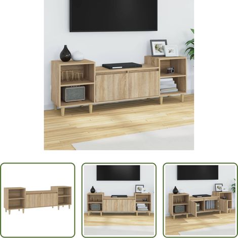 TV-Schrank Sonoma-Eiche - TV-Schrank Sonoma-Eiche 160x35x55 cm Holzwerkstoff (1/5)