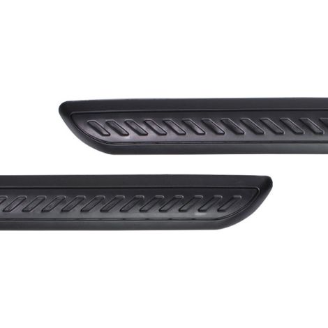Lntyq Lot de 2 bandes de protection pour pare-chocs de voiture, bande autocollante anti-rayures en PVC, autocollants anti-frottements pour carrosserie de voiture, autocollant de protection de bord uni