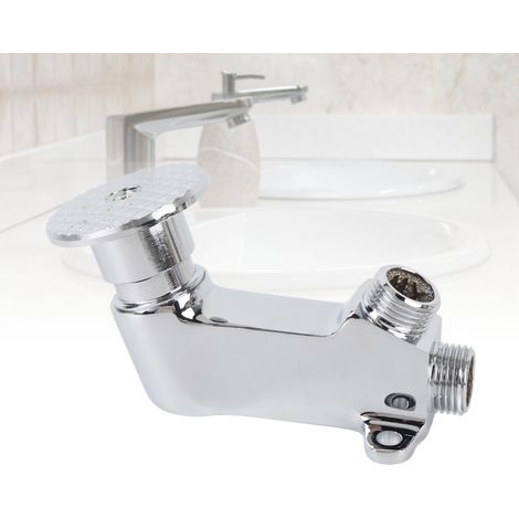 [Wasserhahnregler] Einhebelmischer für Waschbecken und Spülbecken  Berührungsloses Design für Wassereinsparung  Material: Kupfer  5 cm Durchmesser  Einfache Installation (1/5)