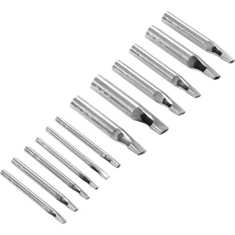 12 emporte-pièces en cuir, diamètre précis, perforation monobloc, manuel, en acier à haute teneur en carbone (1/5)