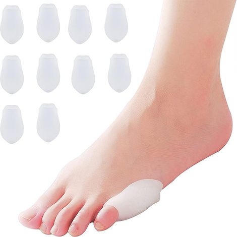 10pcs Coussin Protecteur Oignon, Coussin De Protection Des Orteils En Gel Souple Pour La Plante Du Pied, Sparateurs De Petit Orteil (petit Orteil)