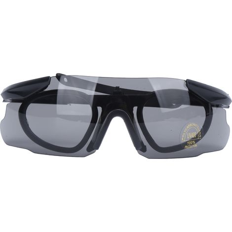 Lunettes militaires anti-impact avec verres interchangeables et supports correcteurs (1/5)