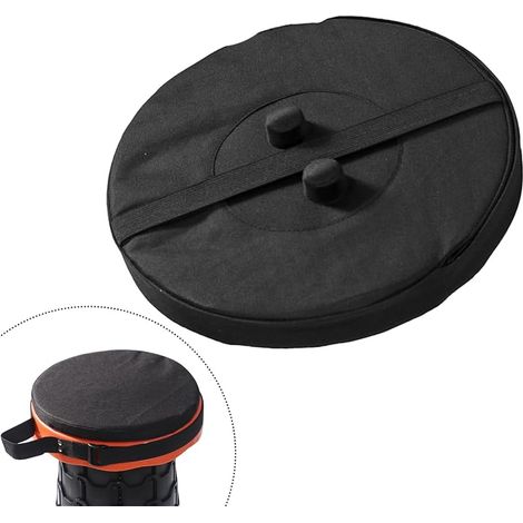 1 Pièces Voyage De Coussin De Tabouret Pliant, Coussins De Tabouret Télescopiques, Coussin De Siège pour Tabouret Pliant, Portable, Bande Élastique, pour Tabouret Télescopique, Camping, Pêche