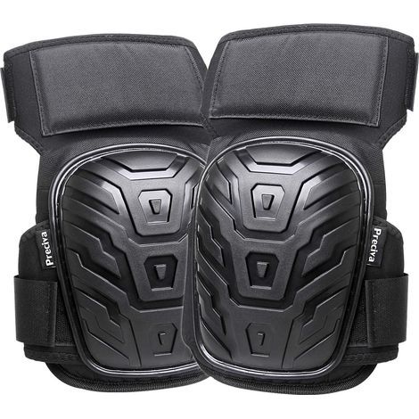 Genouillères Professionnelles,Heavy Duty Genouillère Rembourrage en Mousse avec Coussin en Gel Confortables et Sangles Réglables pour Travailler, Gardning et Construction (1/5)