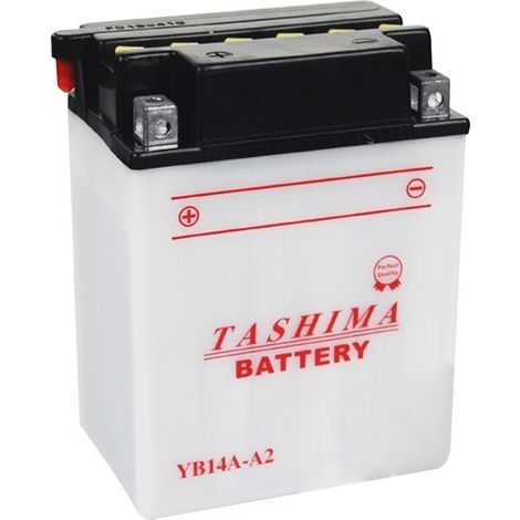 Batterie Plomb Tashima Renforcée 12v, 14a Pour Autoportée. L: 134, L: 89, H: 176mm, + à Gauche Pour Motoneige, Quads, Utilitaire