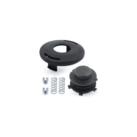 Kit de Capuchon de Bobine pour STIHL FS44 FS50 FS55 FS80 FS85 FS90 FS110 FS120 FS200, pour Autocut 25-2 Tête de Tondeuse Têtes de Débroussailleuse Remplace 40027133008 40027139708 (1/5)