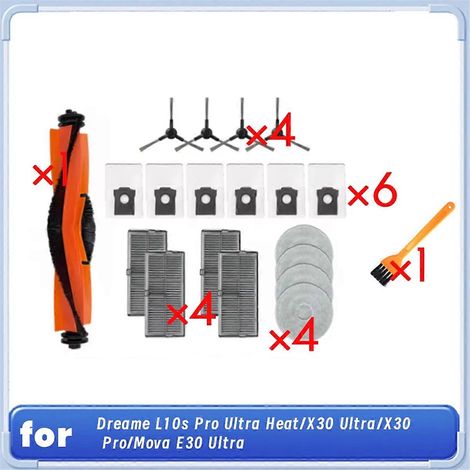 Kit de nettoyage pour aspirateur robot L10s Pro Ultra Heat/X30 Ultra/X30 Pro/E30 Ultra (1/5)