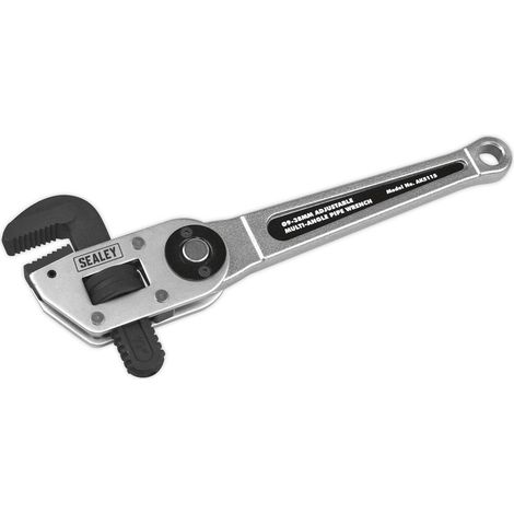 Sealey Premier Adjustable Multi-Angle Pipe Wrench 9-38mm AK5115 (1/2)