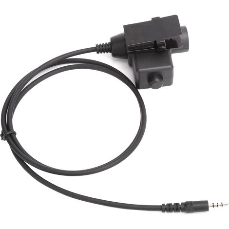 Câble PTT U94 avec Adaptateur Militaire 3.5mm pour iPhone Samsung HTC (1/5)