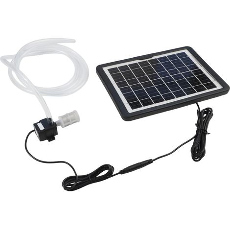 Pompe à eau à haut rendement, adaptée aux aquariums et à l'extérieur, compacte et portable, alimentée à l'énergie solaire, 12 V, peut être utilisée dans une variété d'applications d'aquarium et d'exté (1/5)
