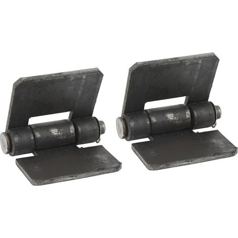 de 2 charnières à paumelle pour portes 106x75x5mm charnières (1/5)