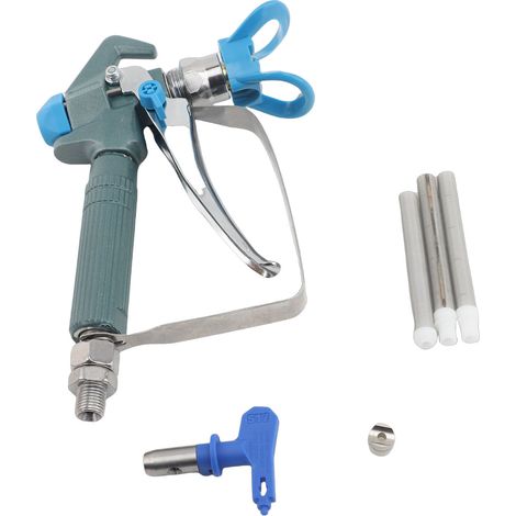 Tête de pulvérisation de peinture sans air, pistolet de pulvérisation haute pression de 3600 PSI avec embout de buse, 3 Tubes filtrants (1/4)