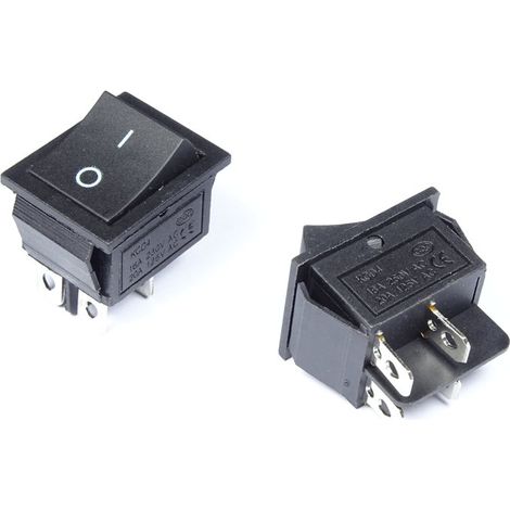 Interruptor KCD102 negro 15A 0N-OFF (1/2)