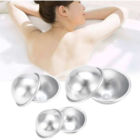 Moules à bombes de bain effervescentes en alliage d'aluminium faits main, outils pour la création de gâteaux et autres gourmandises.
